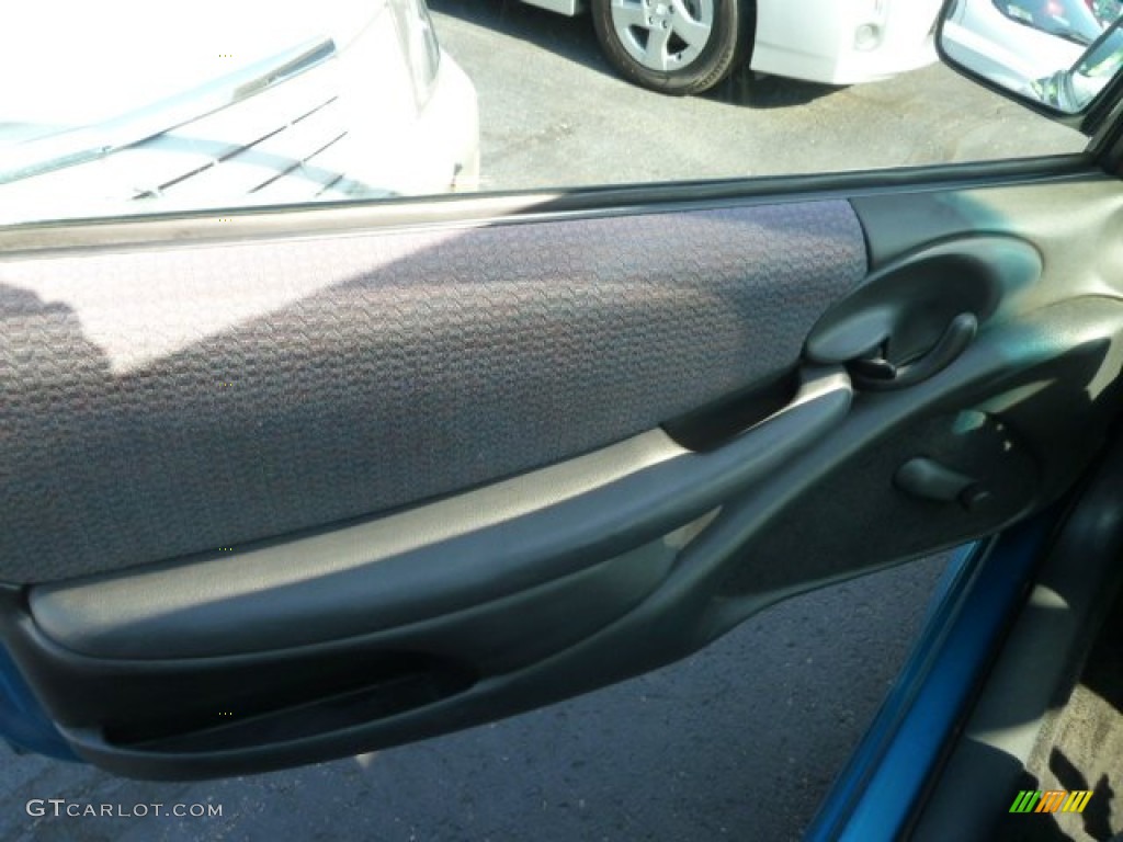 2000 Sunfire SE Coupe - Bright Blue Aqua Metallic / Graphite photo #11