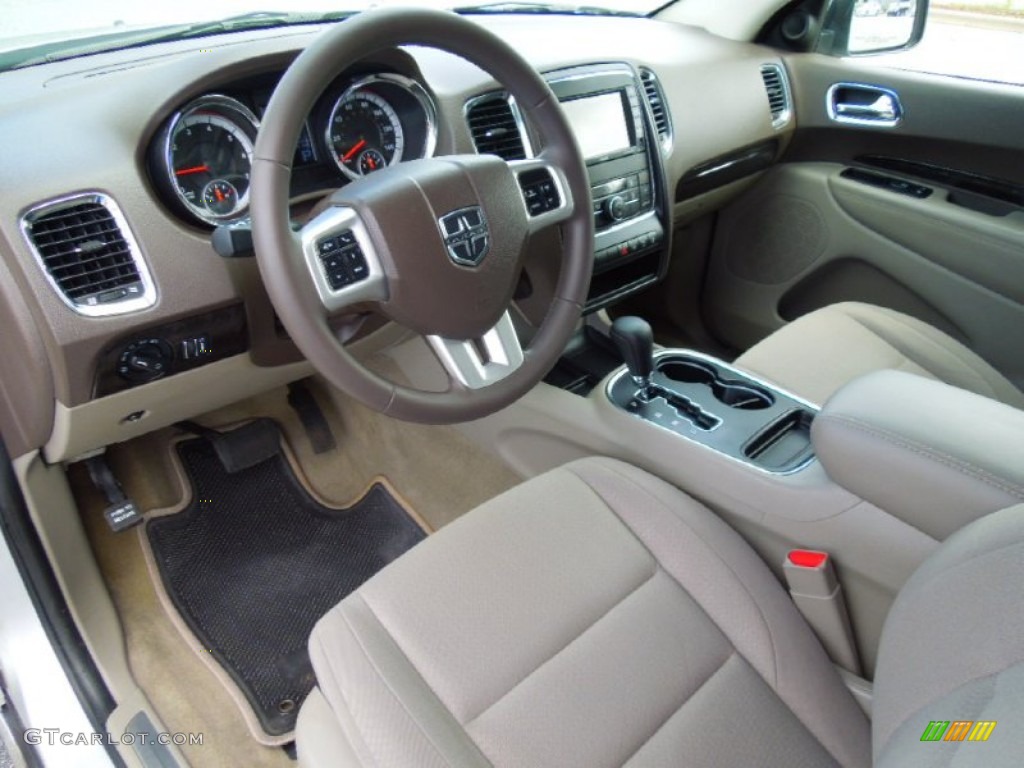 Dark Graystone/Medium Graystone Interior 2012 Dodge Durango Crew AWD Photo #64143476