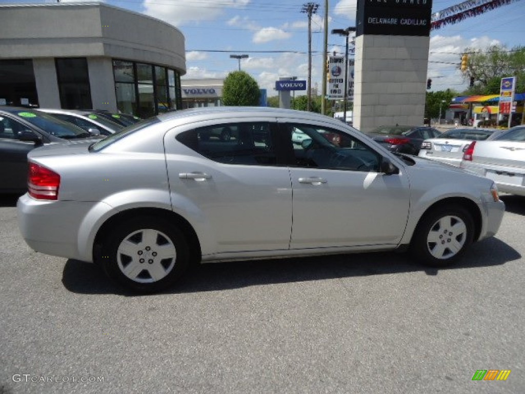 2010 Avenger SXT - Bright Silver Metallic / Dark Slate Gray photo #5