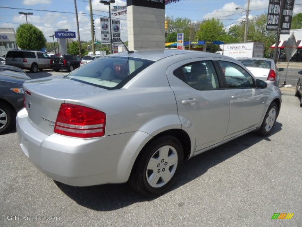 2010 Avenger SXT - Bright Silver Metallic / Dark Slate Gray photo #6