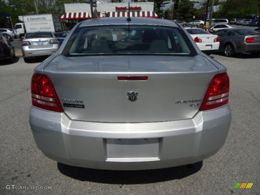 2010 Avenger SXT - Bright Silver Metallic / Dark Slate Gray photo #7
