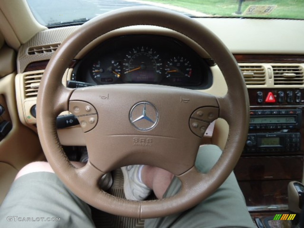 2001 Mercedes-Benz E 320 Wagon Java Steering Wheel Photo #64145858