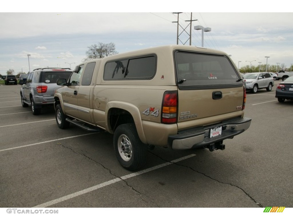 2006 Sierra 2500HD SL Extended Cab 4x4 - Sand Beige Metallic / Neutral photo #3