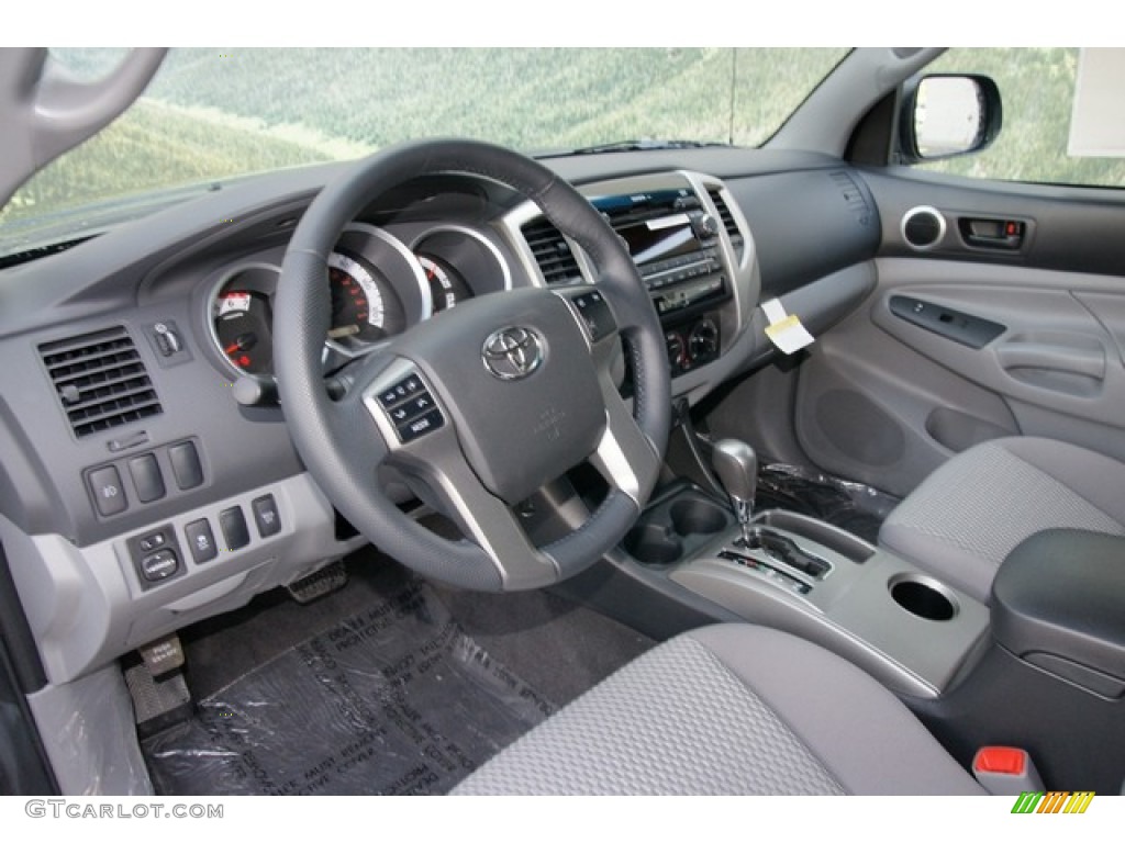 2012 Tacoma V6 SR5 Double Cab 4x4 - Magnetic Gray Mica / Graphite photo #4