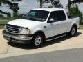 2001 Oxford White Ford F150 XLT SuperCrew  photo #9