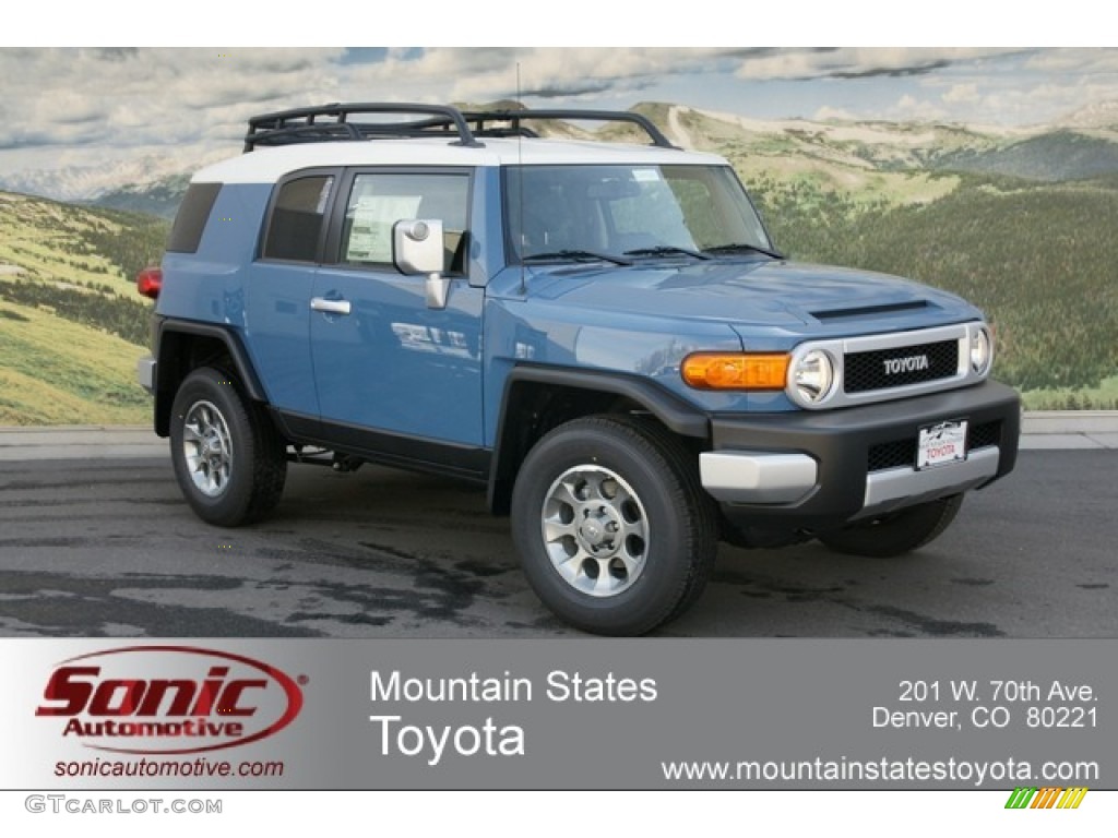 2012 FJ Cruiser 4WD - Cavalry Blue / Dark Charcoal photo #1