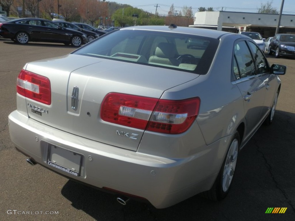 2008 MKZ Sedan - Silver Birch Metallic / Light Stone photo #5