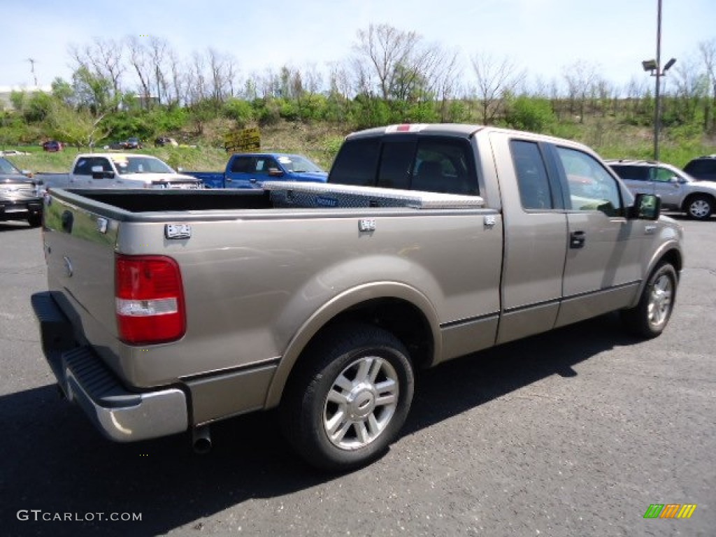 2004 F150 Lariat SuperCab - Arizona Beige Metallic / Tan photo #2