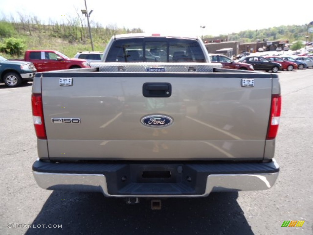 2004 F150 Lariat SuperCab - Arizona Beige Metallic / Tan photo #3