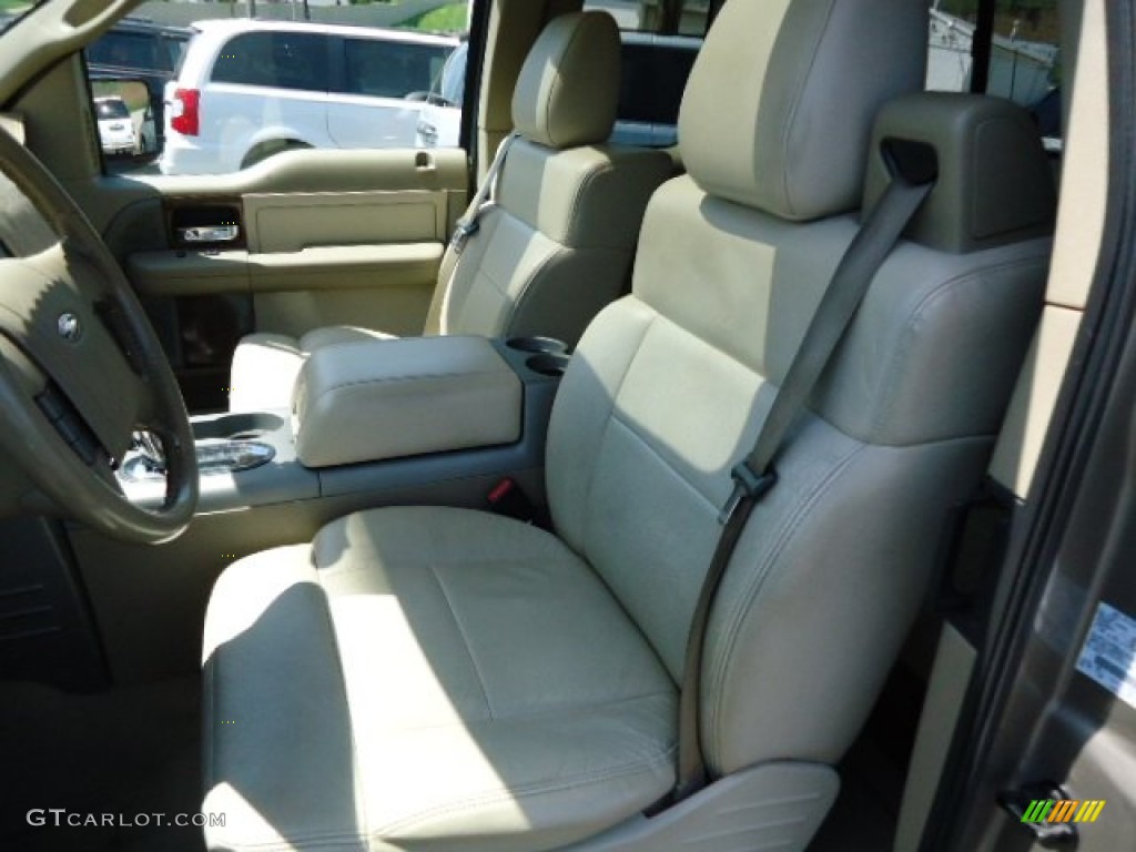 2004 F150 Lariat SuperCab - Arizona Beige Metallic / Tan photo #8
