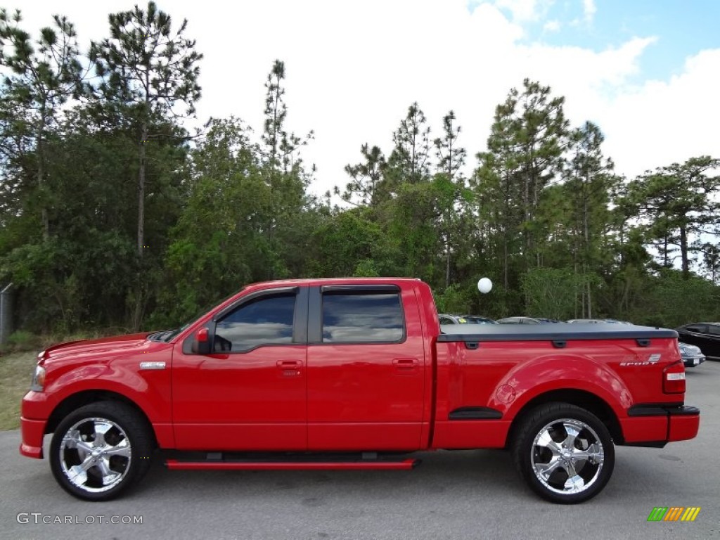 Bright Red 2008 Ford F150 FX2 Sport SuperCrew Exterior Photo #64150752
