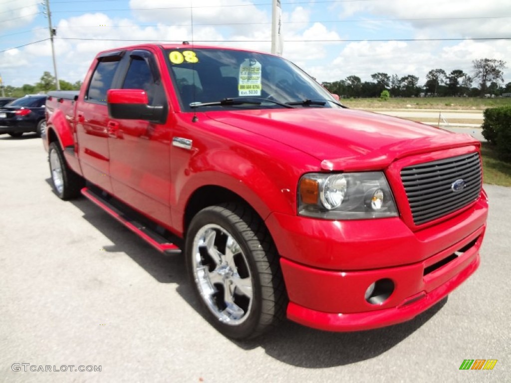 Bright Red 2008 Ford F150 FX2 Sport SuperCrew Exterior Photo #64150825
