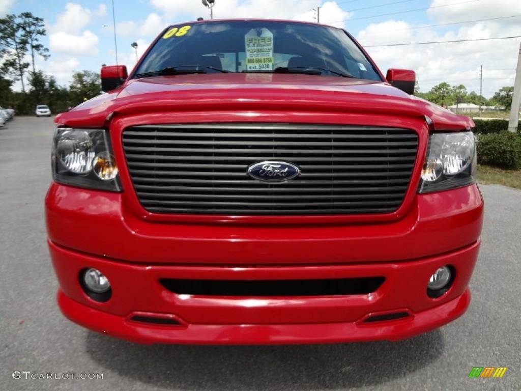Bright Red 2008 Ford F150 FX2 Sport SuperCrew Exterior Photo #64150848