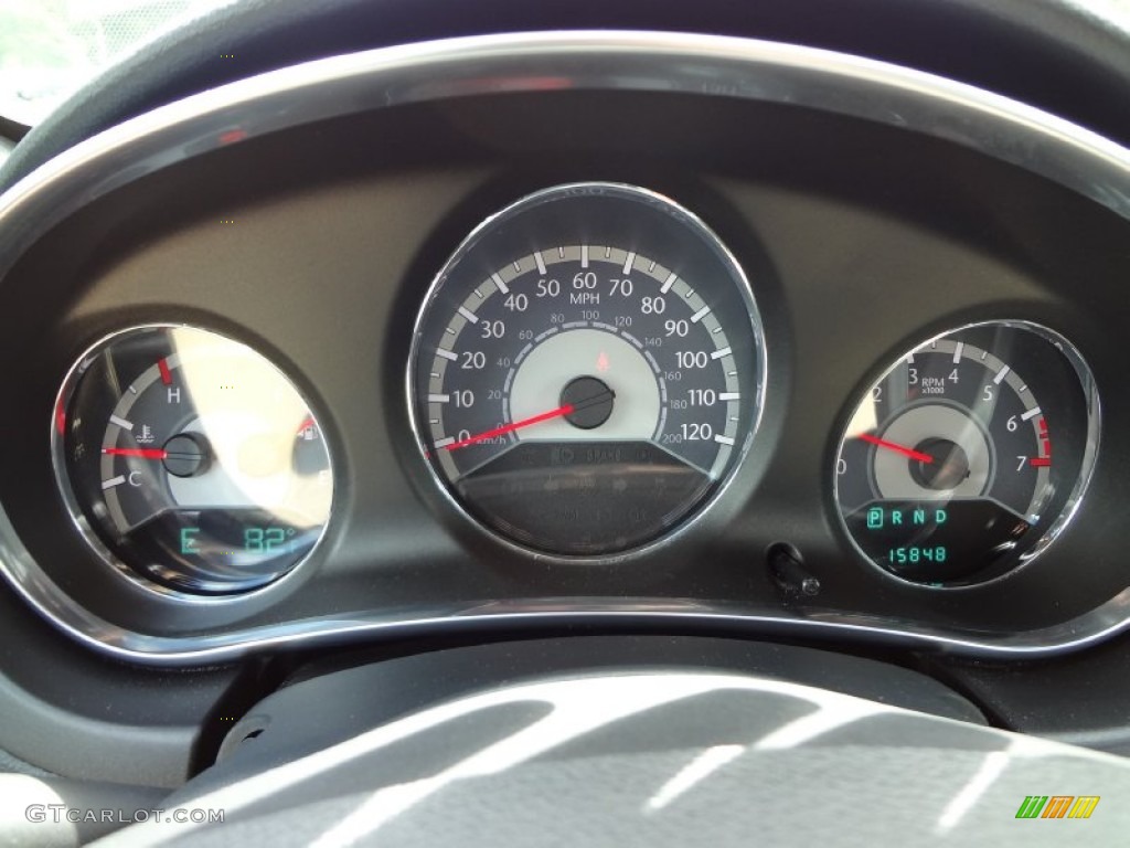 2012 Chrysler 200 Touring Convertible Gauges Photo #64151805