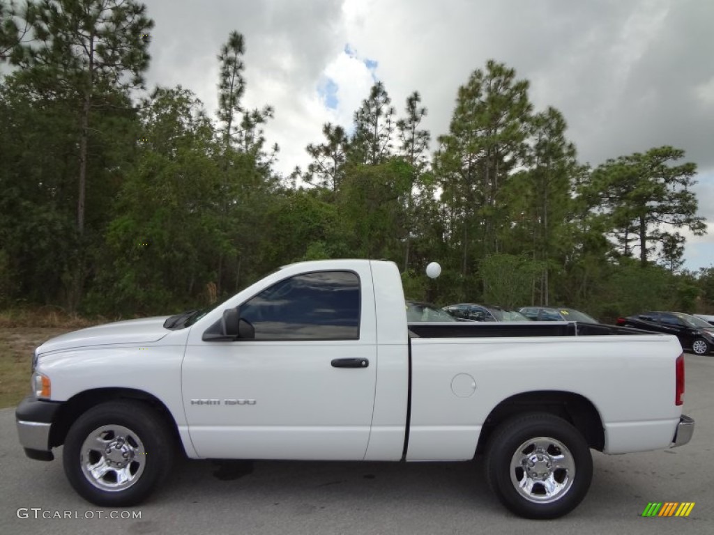 2005 Ram 1500 ST Regular Cab - Bright White / Dark Slate Gray photo #2