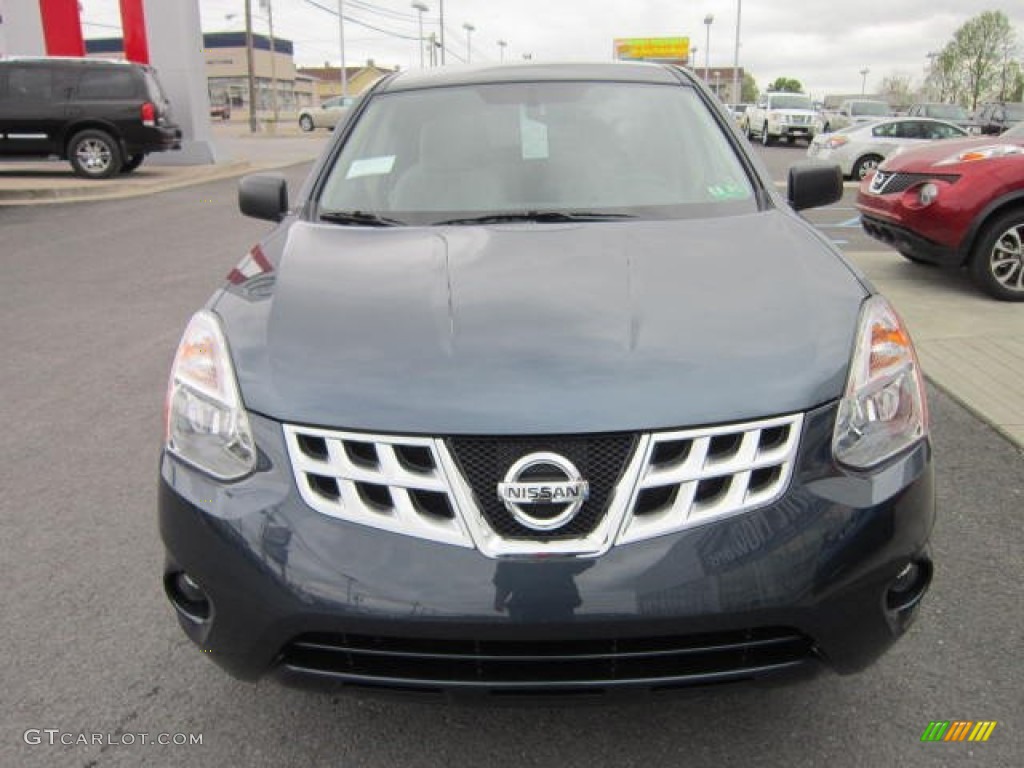 2012 Rogue S Special Edition AWD - Graphite Blue / Gray photo #2