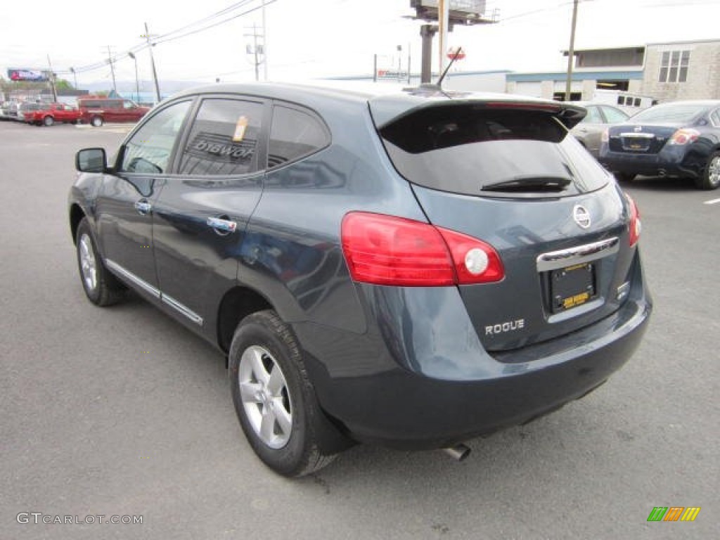2012 Rogue S Special Edition AWD - Graphite Blue / Gray photo #5