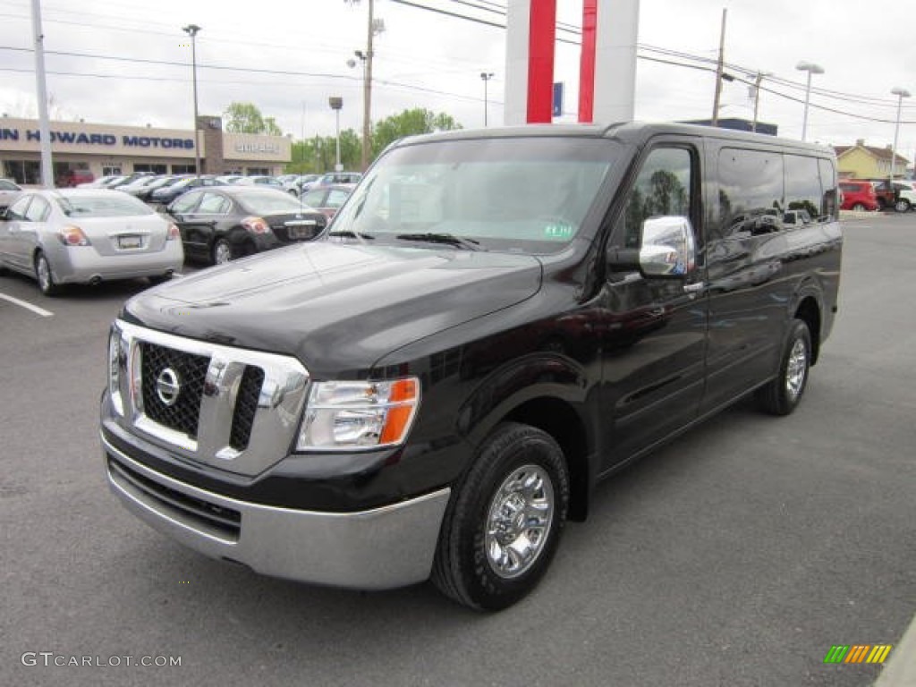 Super Black 2012 Nissan NV 3500 HD SV Exterior Photo #64154102