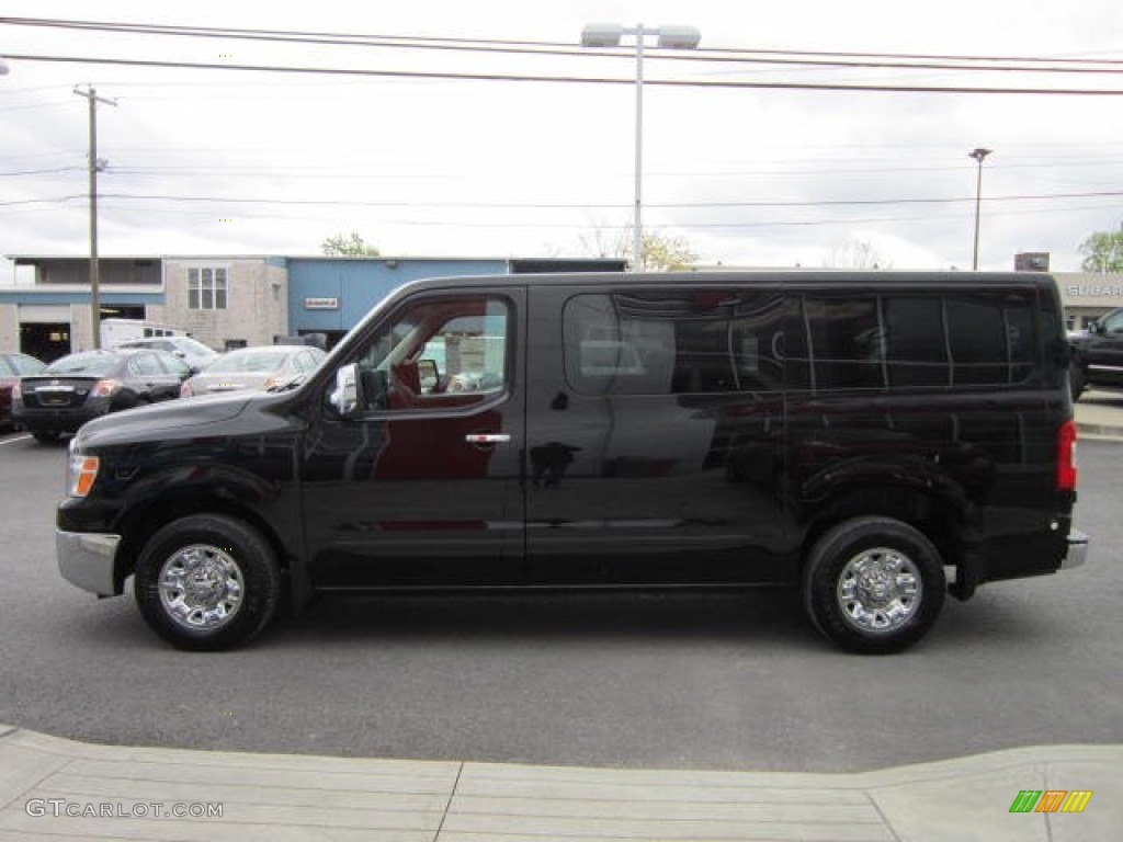 Super Black 2012 Nissan NV 3500 HD SV Exterior Photo #64154105