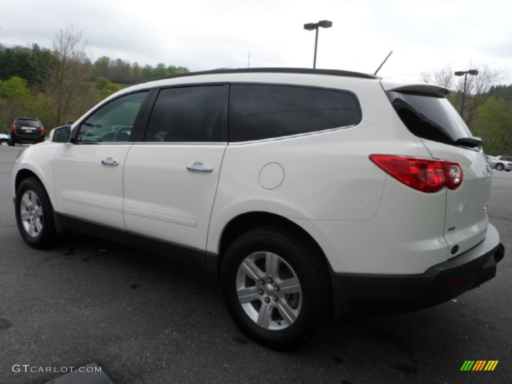 2012 Traverse LT AWD - White / Dark Gray/Light Gray photo #4
