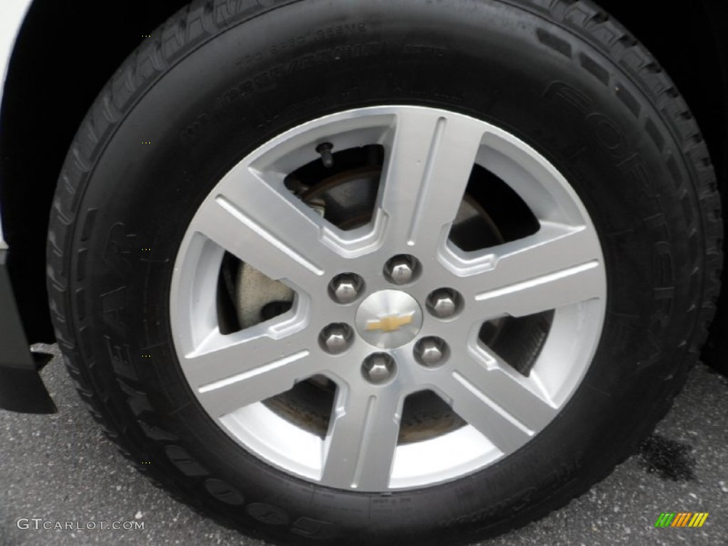 2012 Traverse LT AWD - White / Dark Gray/Light Gray photo #10