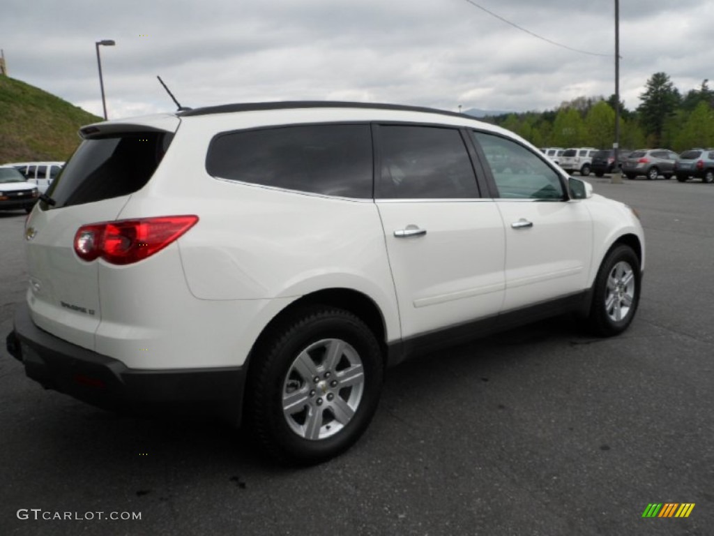 2012 Traverse LT AWD - White / Dark Gray/Light Gray photo #33
