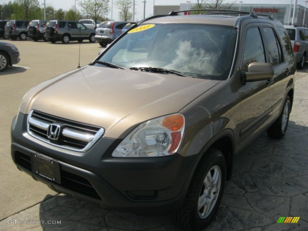 2003 CR-V EX 4WD - Mojave Mist Metallic / Saddle photo #1