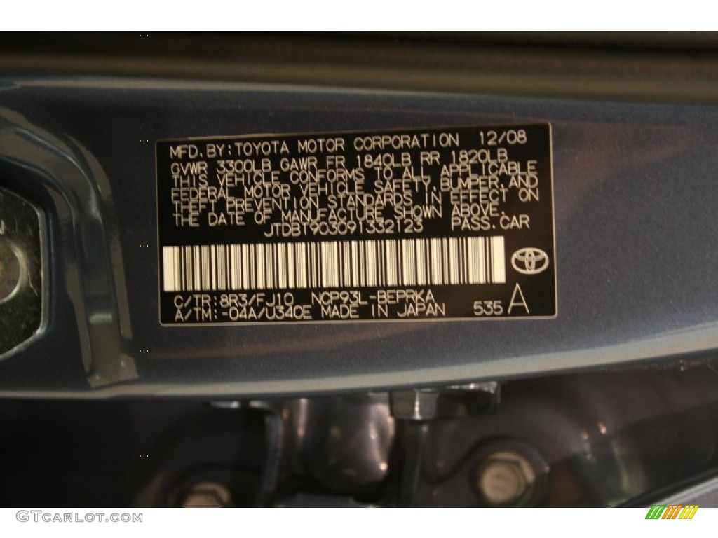 2009 Toyota Yaris Sedan Parts Photos