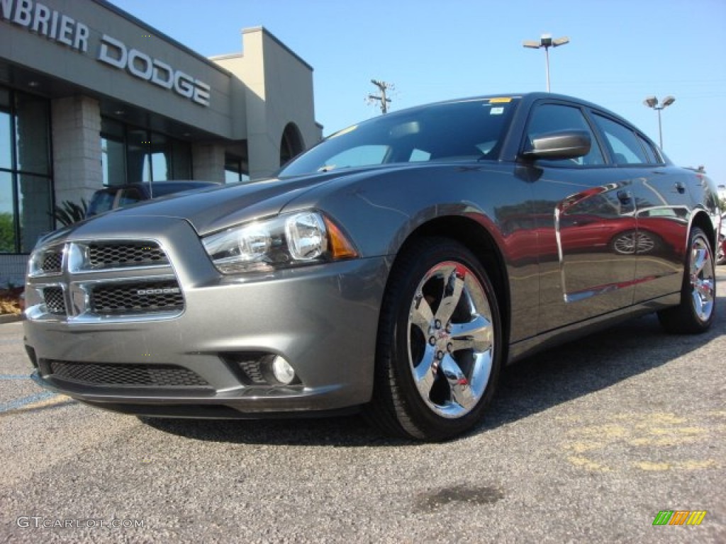 2011 Charger Rallye - Tungsten Metallic / Black photo #1