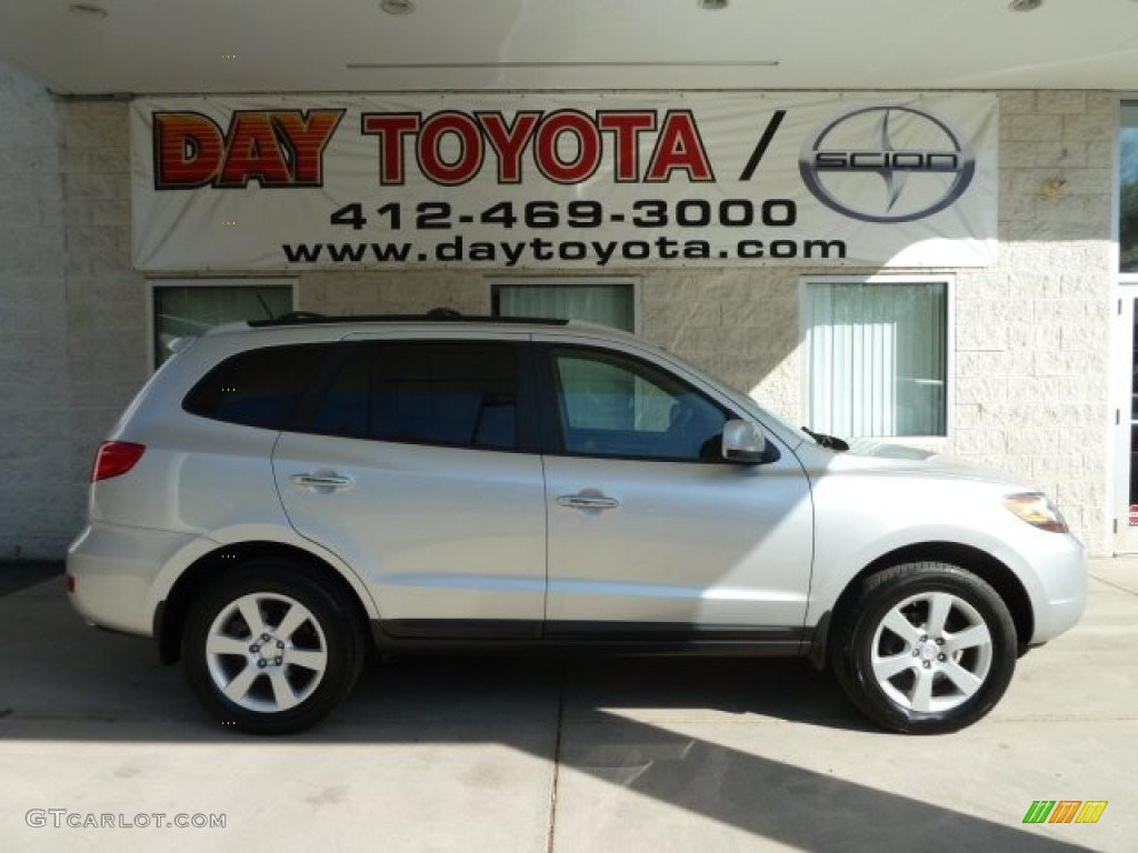 2007 Santa Fe Limited 4WD - Bright Silver / Gray photo #1