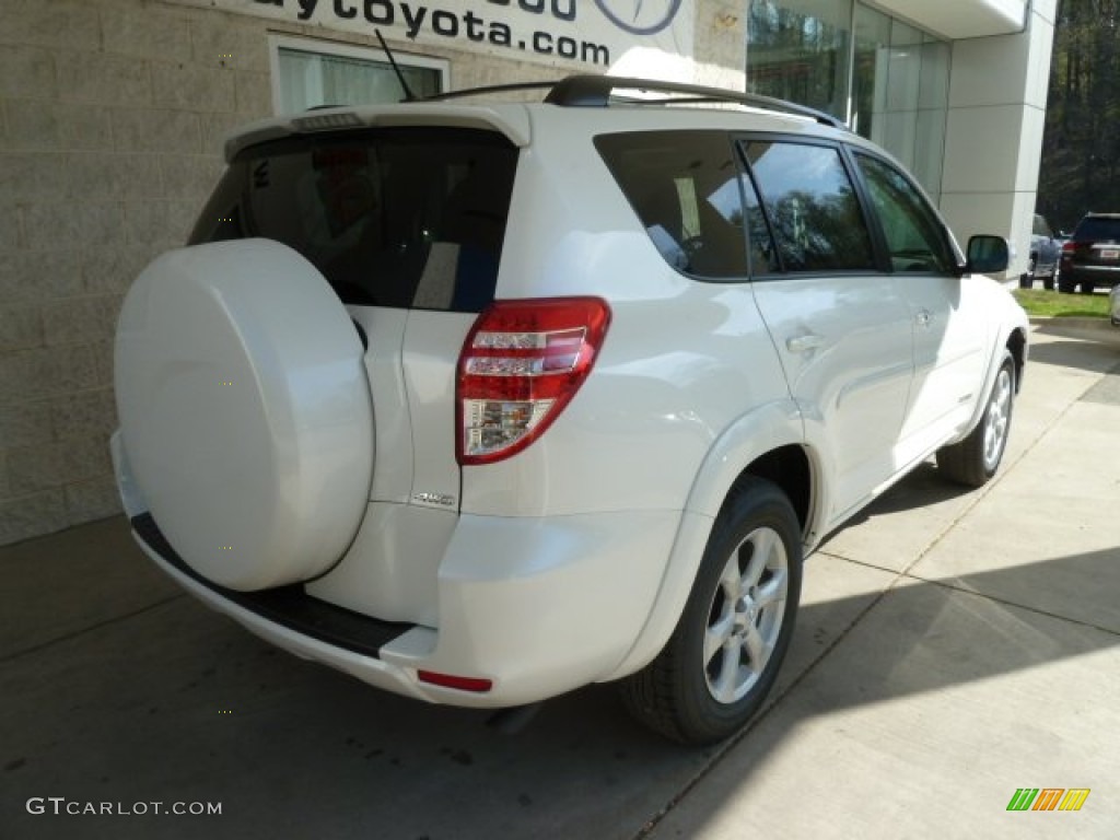 2012 RAV4 Limited 4WD - Blizzard White Pearl / Ash photo #2