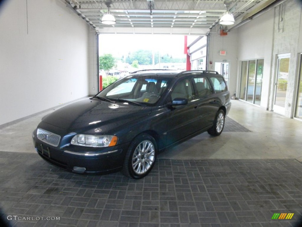 2006 V70 2.5T - Barents Blue Metallic / Taupe/Light Taupe photo #1