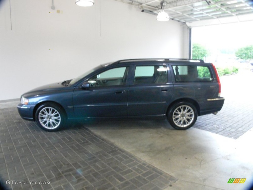 2006 V70 2.5T - Barents Blue Metallic / Taupe/Light Taupe photo #2