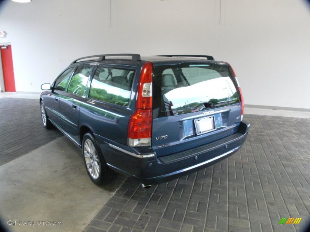 2006 V70 2.5T - Barents Blue Metallic / Taupe/Light Taupe photo #3