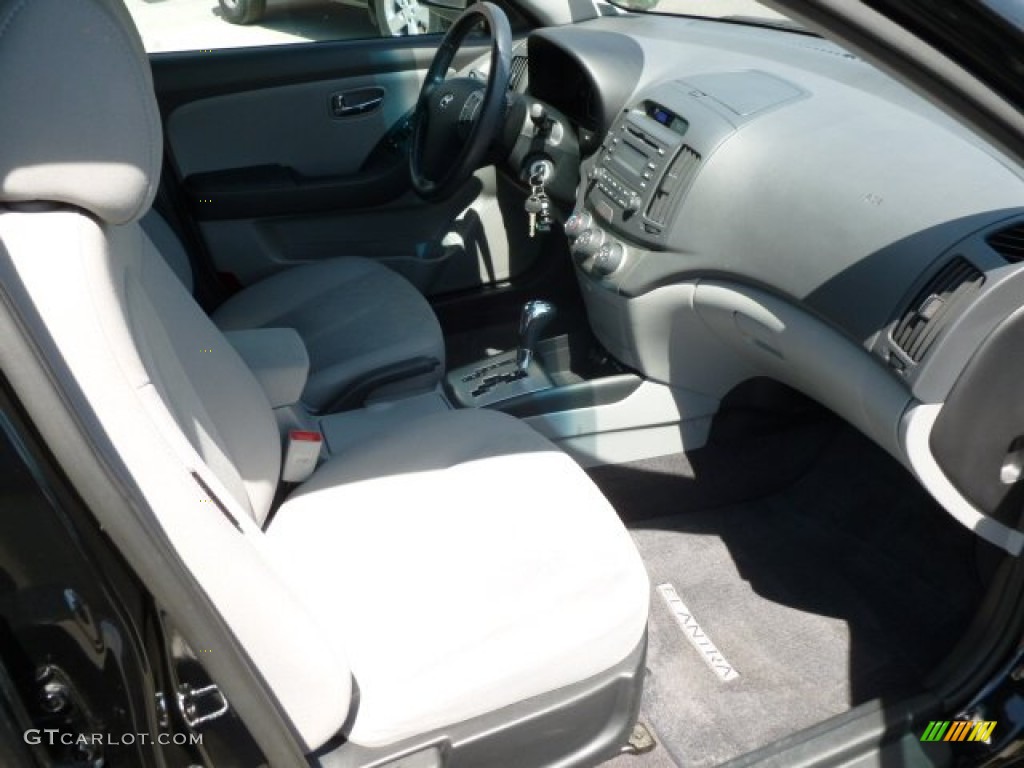 2010 Elantra SE - Ebony Black / Gray photo #3