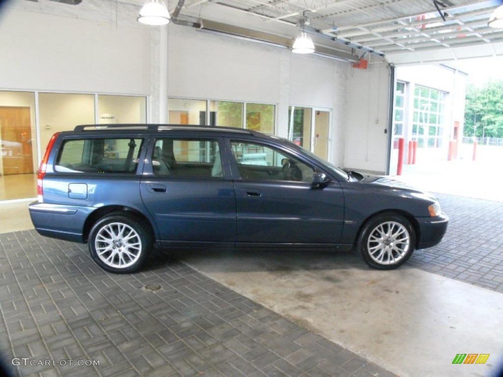2006 V70 2.5T - Barents Blue Metallic / Taupe/Light Taupe photo #6