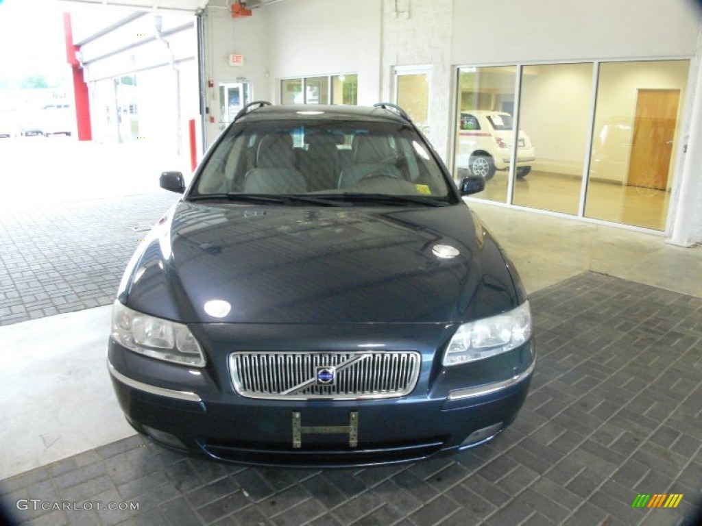 2006 V70 2.5T - Barents Blue Metallic / Taupe/Light Taupe photo #8