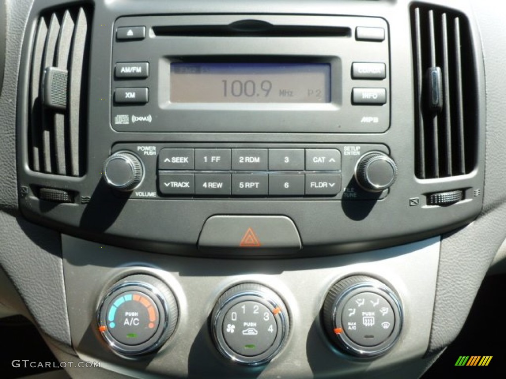 2010 Elantra SE - Ebony Black / Gray photo #19