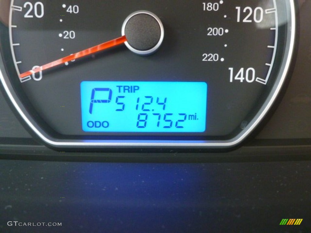 2010 Elantra SE - Ebony Black / Gray photo #20