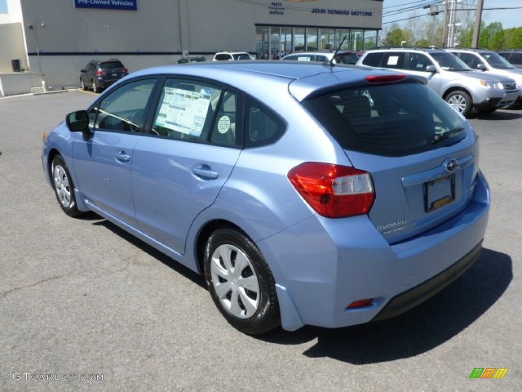 2012 Impreza 2.0i 5 Door - Sky Blue Metallic / Ivory photo #5