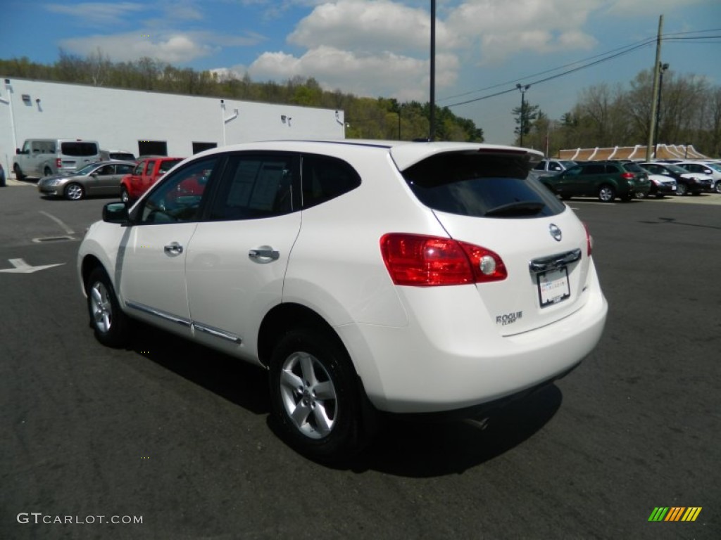 2012 Rogue S Special Edition - Pearl White / Gray photo #3