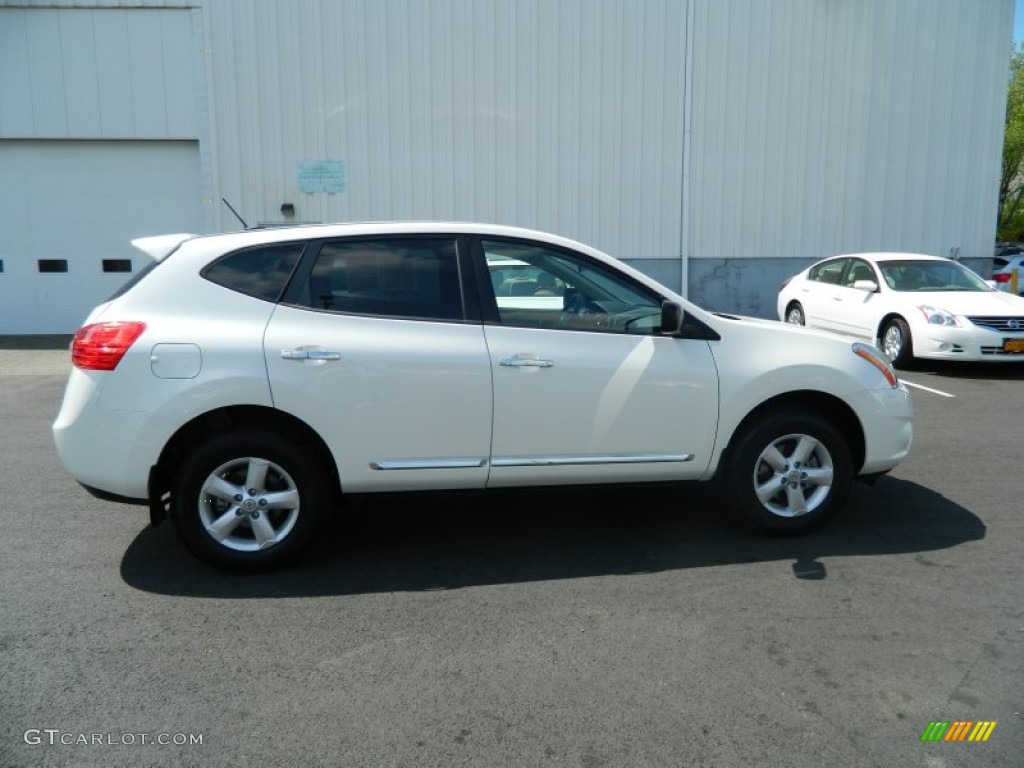2012 Rogue S Special Edition - Pearl White / Gray photo #6