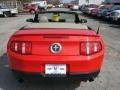2011 Race Red Ford Mustang V6 Convertible  photo #7