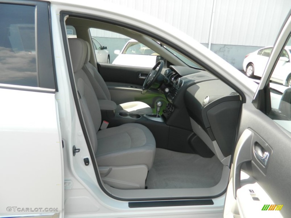 2012 Rogue S Special Edition - Pearl White / Gray photo #17