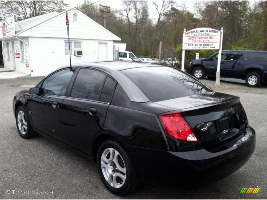 2003 ION 3 Sedan - Black / Gray photo #5