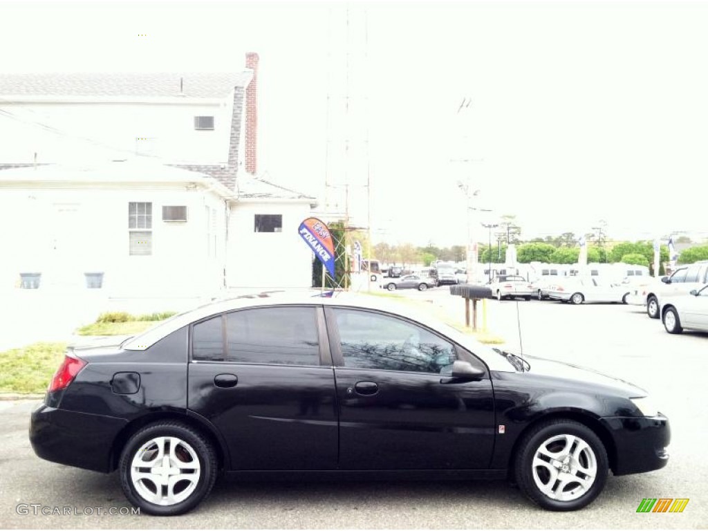 2003 ION 3 Sedan - Black / Gray photo #8