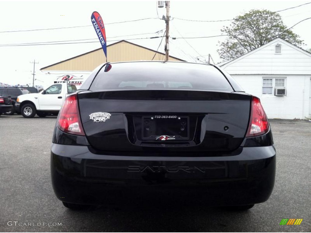 2003 ION 3 Sedan - Black / Gray photo #10