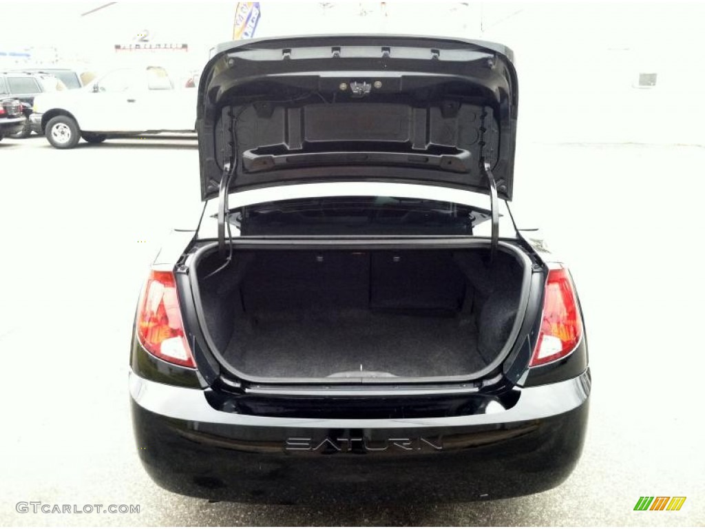 2003 ION 3 Sedan - Black / Gray photo #14