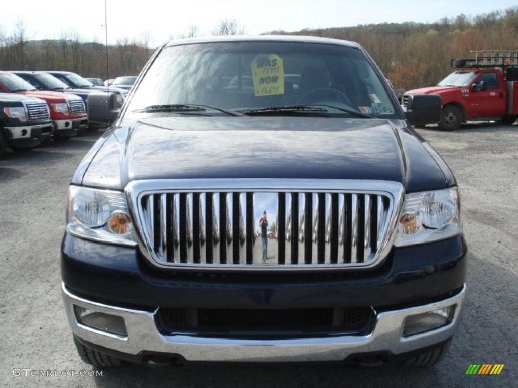 2005 F150 XLT SuperCab 4x4 - True Blue Metallic / Medium Flint Grey photo #3