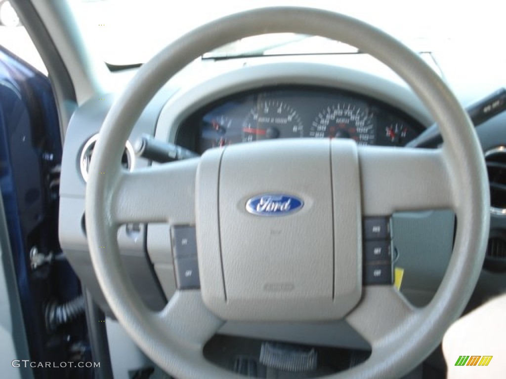 2005 F150 XLT SuperCab 4x4 - True Blue Metallic / Medium Flint Grey photo #18